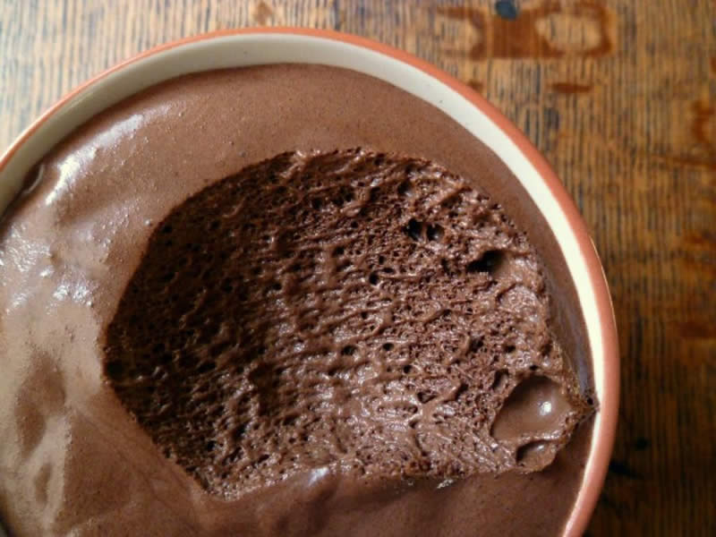 Mousse de Chocolate Amargo